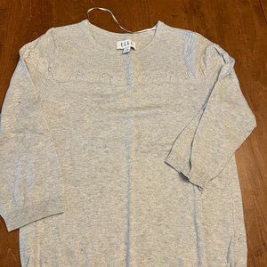 Elle light gray sweater